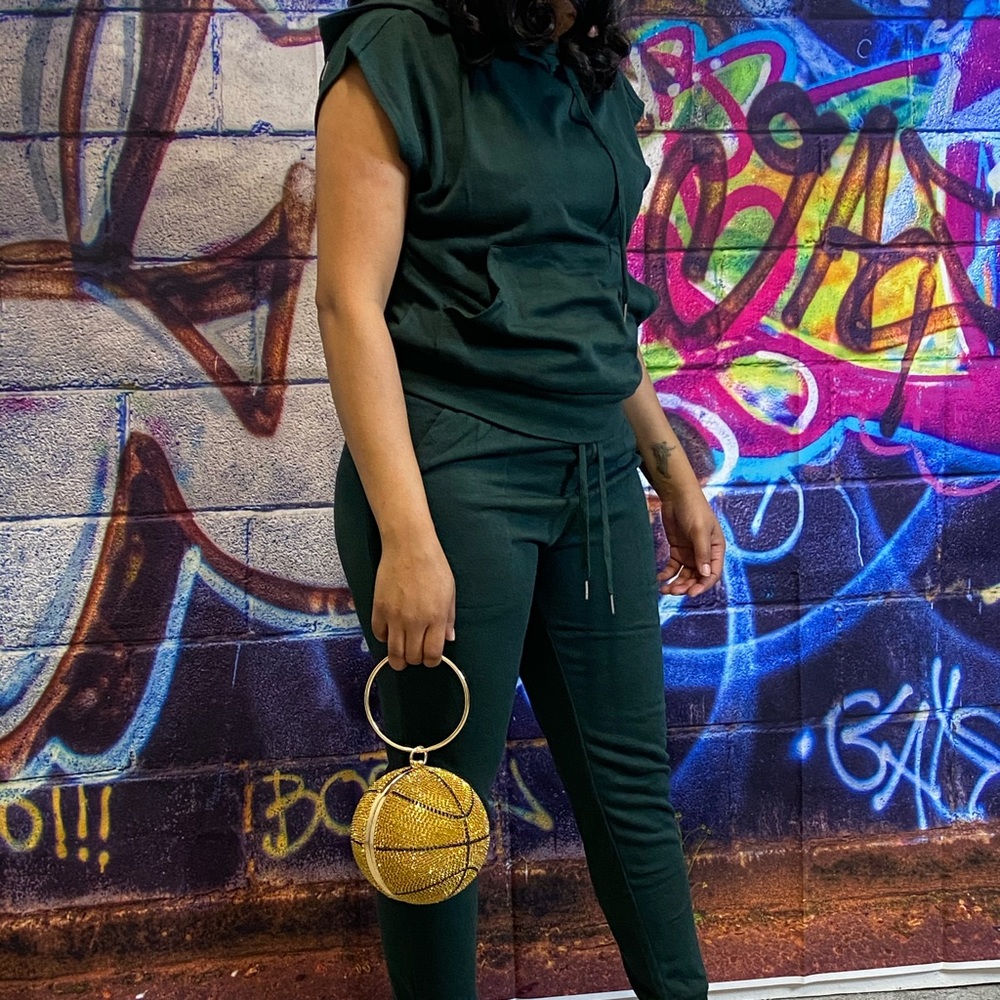 Green jogger set